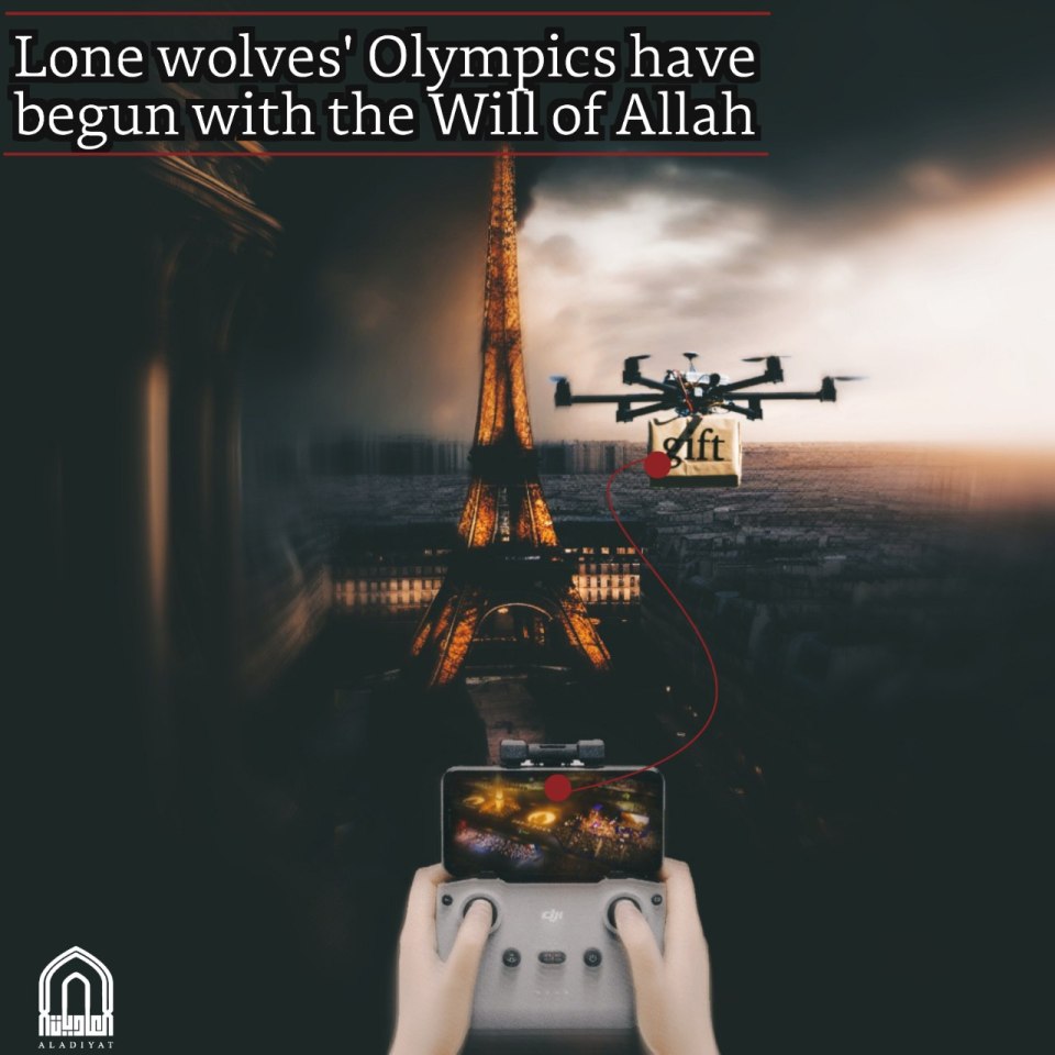 ISIS makes ‘lone wolves’ threat to Paris 2024 Olympics with chilling mock-up of Eiffel Tower being attacked by drone