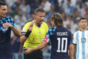 England vs Serbia referee is controversial Italian set to retire after Euro 2024 who Modric called ‘one of the worst’