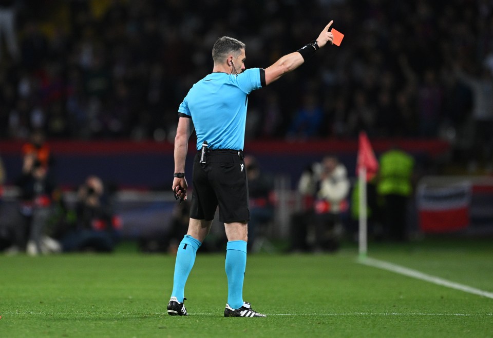 How many games do players miss for a red card at Euro 2024?