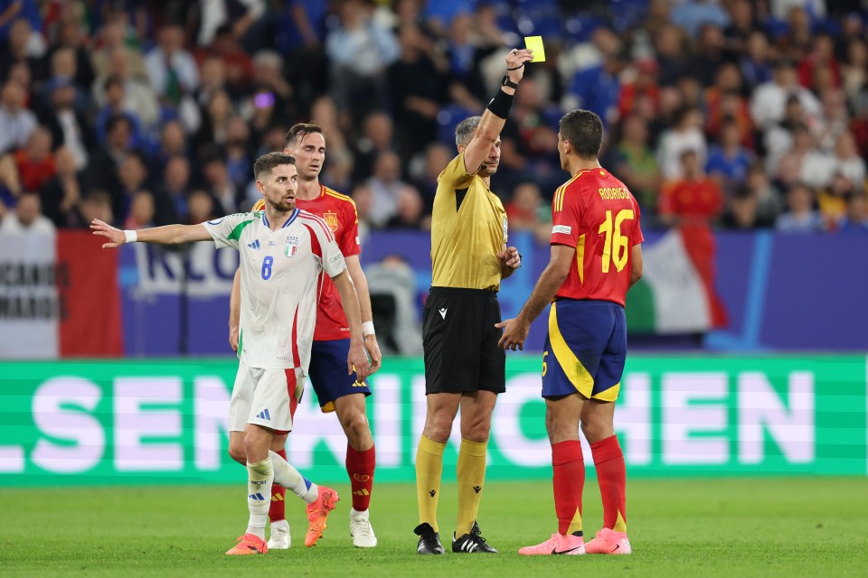 Premier League star first player to be hit with ban for breaking new rule introduced for Euro 2024