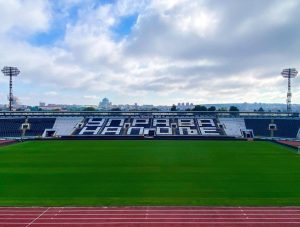 Serbian ultras break into stadium at night and repaint entire stand with offensive message