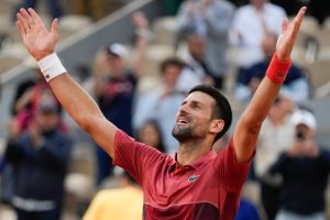 Djokovic breaks incredible Federer tennis record despite ‘screwing up his knee’ in his longest ever French Open match