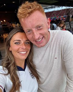 Will Still goes public with Sky Sports presenter girlfriend as they attend England’s Euro 2024 clash with Denmark