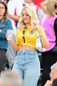 England’s Wags cheer on Three Lions during dismal draw amid praise for travelling thousands of miles to support team