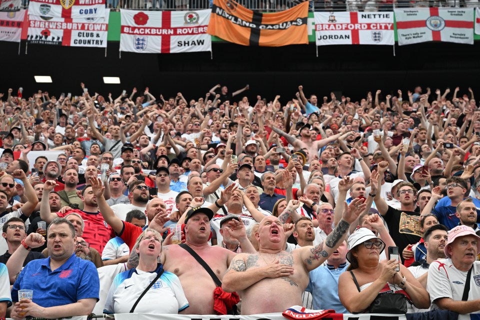 England fan has jaw broken in brutal ‘unprovoked attack’ outside Euros stadium after game as cops release pic of suspect