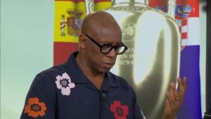 Ian Wright pays emotional tribute to former team-mate and friend Kevin Campbell in heartbreaking moment on ITV coverage