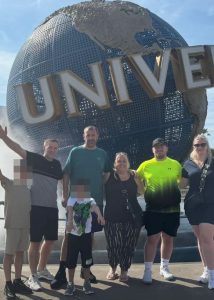 Luke Littler and girlfriend Eloise relax at Universal Orlando as darts sensation, 17, enjoys a holiday