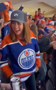 Fan who flashed boobs at NHL game ‘goes into hiding’ after being offered lucrative deal with top adult websites