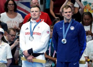 Adam Peaty wins Olympic silver in 100m breaststroke to complete amazing comeback in Paris after battle with alcoholism