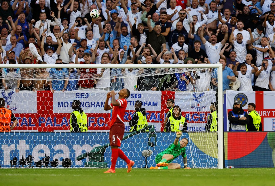 Watch England star Jude Bellingham’s classy gesture to gutted Manuel Akanji after Euro 2024 penalty miss