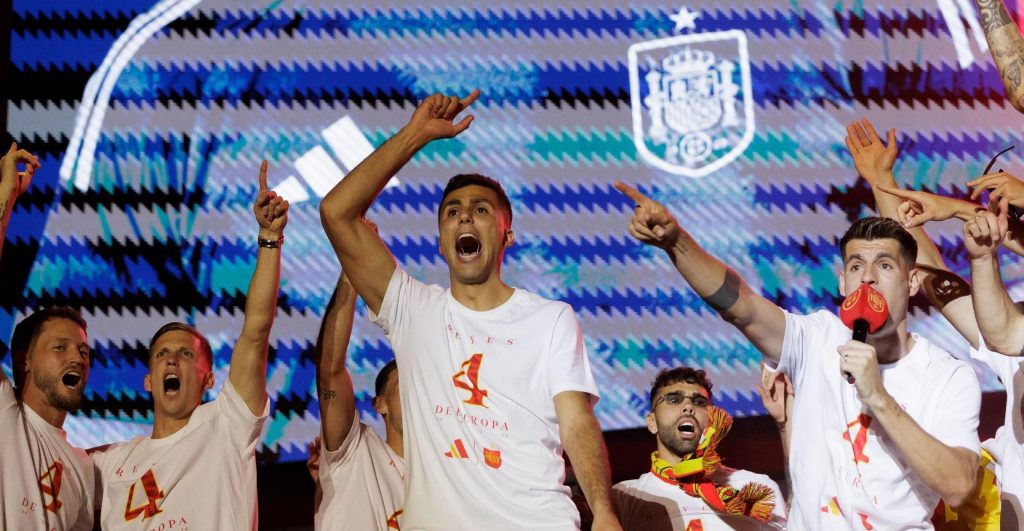 Spain duo Rodri and Alvaro Morata facing ban and hit with FOUR charges over provocative chants after Euro 2024 final