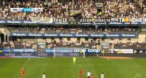 Top flight match abandoned with flares, tennis balls and FISH CAKES thrown on pitch in furious protest against VAR