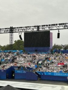 Paris 2024 Olympics opening ceremony in technical blunder as big screen CUTS OUT after sudden deluge of rain