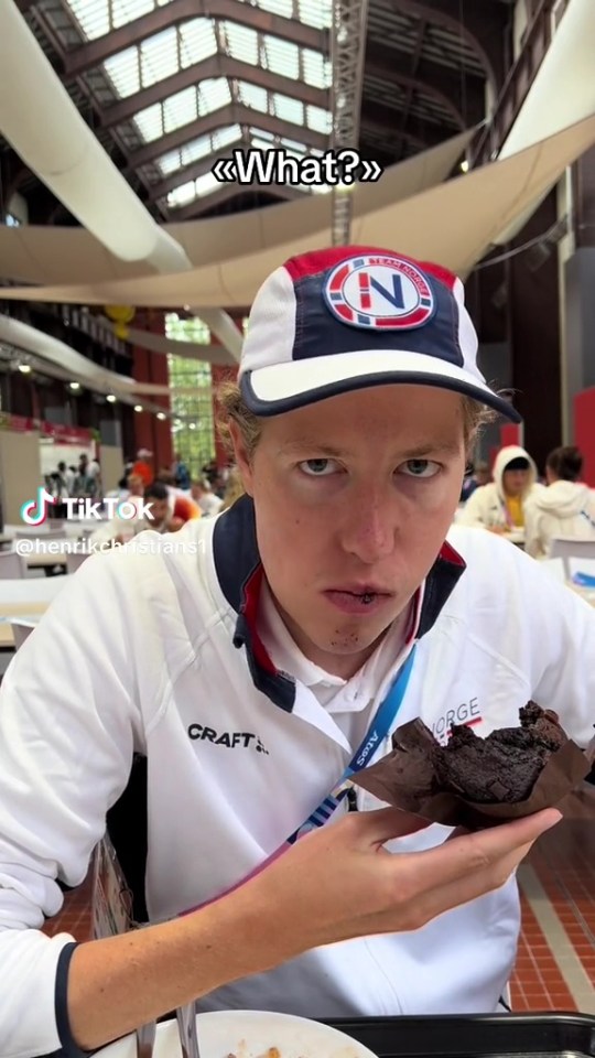 Olympics star breaks silence after being accused of ‘stealing all the chocolate muffins in athletes village’