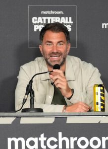 Eddie Hearn teases ‘wild’ charity boxing match between England stars Jude Bellingham and Declan Rice