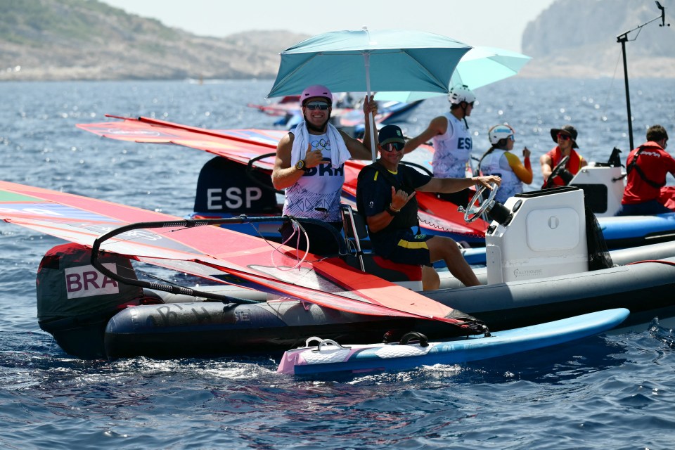 Olympic event POSTPONED due to lack of wind as competitors head out on the water before being called back at Paris 2024