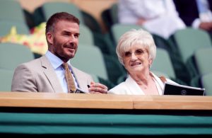 David Beckham and his mum, Katherine Jenkins and Sir David Attenborough lead stars in Wimbledon Royal Box on day one