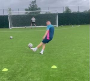 Watch Wayne Rooney’s son Kai, 14, show off insane shooting skills as Man Utd fans gush ‘he could be better than his dad’