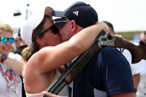 Meet Team GB gold medal hero Nathan Hales’ girlfriend who’s also Olympic shooter and gave him tips for Paris 2024 glory