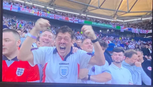 People are just realising very rogue job England superfan Andy Milne has when not following Three Lions across the world