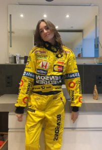 Iconic nineties F1 star looks unrecognisable in viral TikTok with his daughter as she tries on his old racing gear