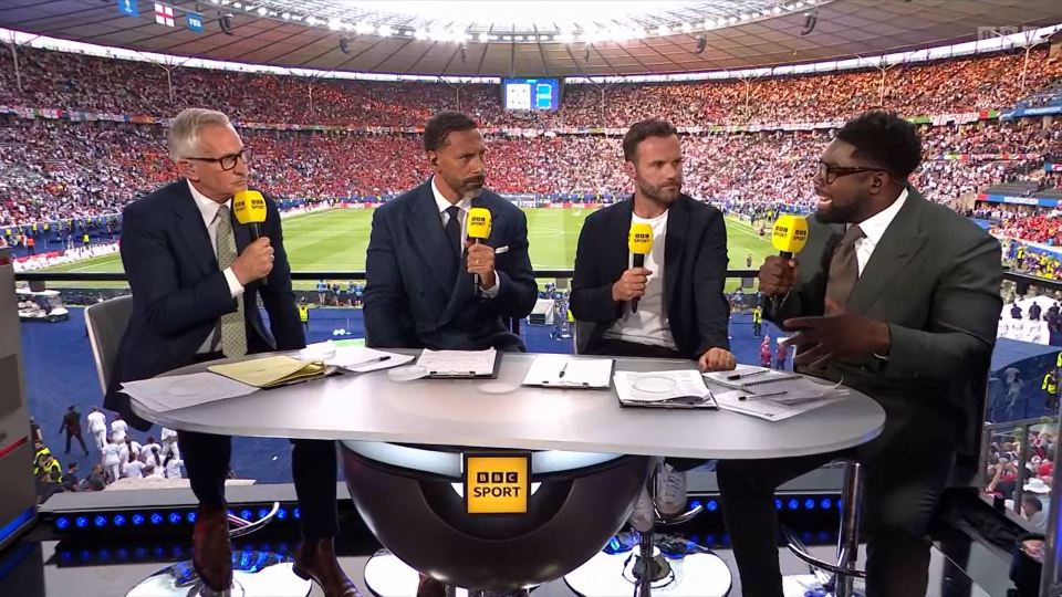 Lineker jokingly calls out Ferdinand for ‘child cruelty’ after ‘over the top’ comments live on BBC for Euro 2024 final