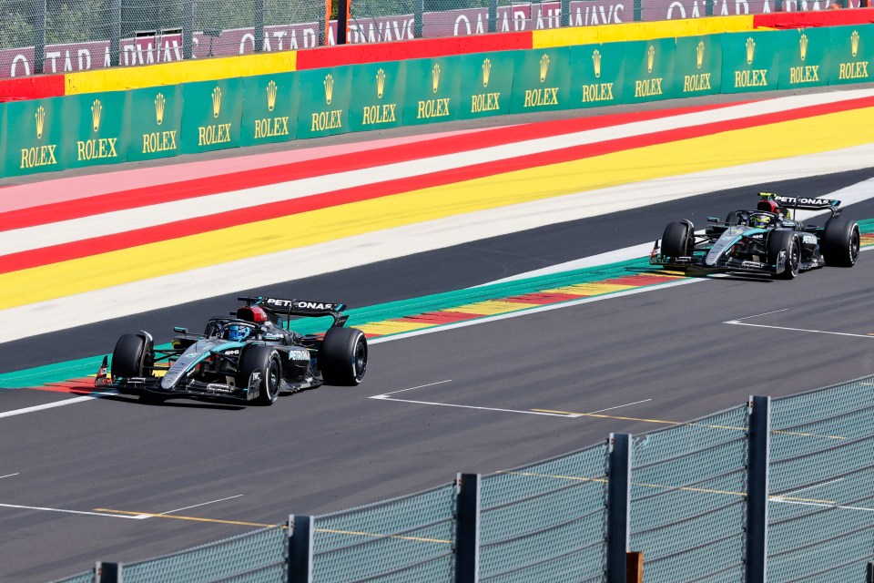 George Russell BEATS Lewis Hamilton in F1 Belgian Grand Prix after dramatic late battle with incredible strategy