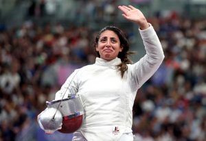 Fencer reveals she won at Paris Olympics while seven months pregnant in heartwarming Instagram post