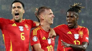 Euro 2024: Spain thrash Georgia to set up Germany quarter-final clash