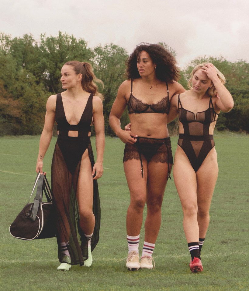 Fury at ‘sexist’ ad campaign with Team GB rugby stars in lingerie as former Olympian slams use of ‘porn underwear’