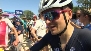 Team GB hero Tom Pidcock breaks down in tears live on BBC as he opens up on crowd boos after winning Olympic gold