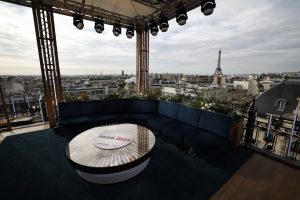 Inside Eurosport’s incredible rooftop studio where Laura Woods will present Paris Olympics 2024 in front of Eiffel Tower