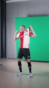 Watch footballer unveil weird new celebration ‘so awful it becomes awesome’