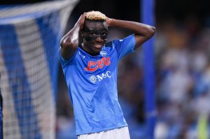 Chelsea target Osimhen stripped of No9 shirt, AXED from Serie A squad list and could rot in Napoli reserves for months