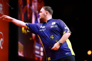 Luke Littler storms into semi-final of New Zealand Masters after fighting off ‘unbelievable’ Dimitri Van den Bergh