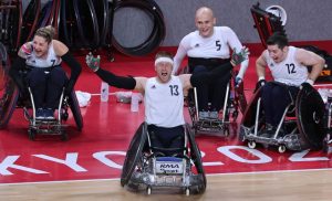 Who are the Paralympic wheelchair rugby commentators for Channel 4?