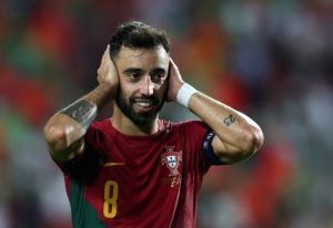 What does Bruno Fernandes’ celebration mean?