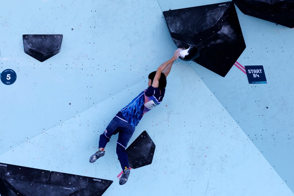 Olympics 2024 fans claim climbing star was ‘BULLIED’ as she fails to register score because she’s ‘too SHORT’ for wall