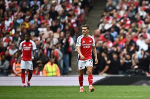 Arsenal player ratings: Havertz and Odegaard shine as Declan Rice’s stupid red costs Gunners two points