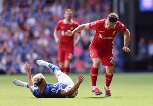 Sarcastic fans say Premier League refs ‘off to a flyer’ as Ipswich star somehow escapes red for ‘blatant’ second yellow