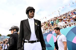 Fans say Snoop Dogg is ‘winning at life’ as he wears bizarre full equestrian outfit to watch Olympics 2024 dressage