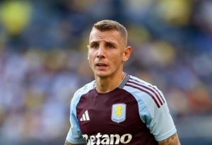 Aston Villa star Lucas Digne’s contract with next club ‘leaked’ in bizarre social media spat