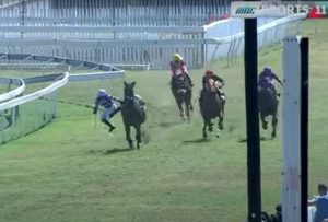 ‘Lying’ jockey faces police investigation after five-year ban for abrupt ‘fall’ from horse in ‘travesty’ of a race