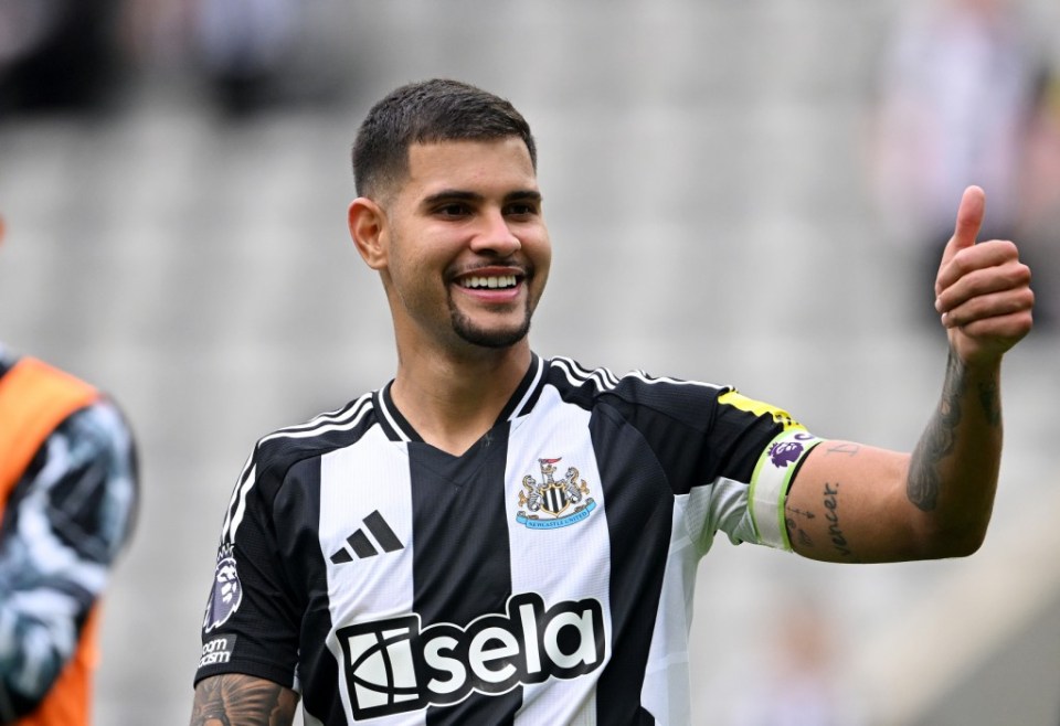 What does Bruno Guimaraes do when he scores a goal? The sweet meaning behind the Newcastle player’s celebration