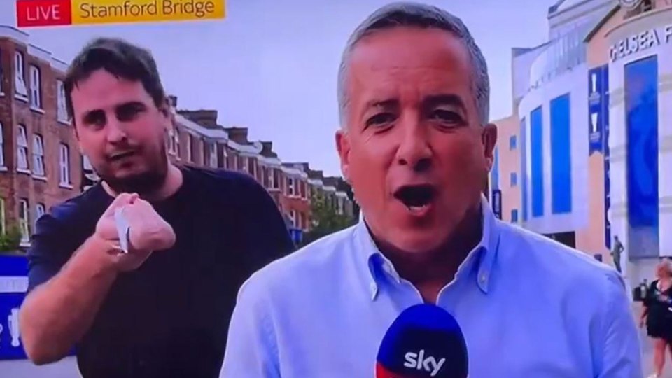 Sky Sports News broadcast interrupted by rubber genitalia as fans say ‘transfer deadline day is back’