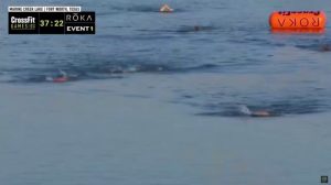 Harrowing moment swimmer disappears under the water as he drowns at CrossFit Games on first day of event