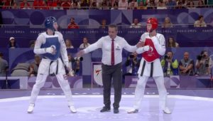 Moment Team GB star is BOOED as Olympics 2024 taekwondo fight ends in controversy