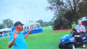 ‘It’s so strange’, says legendary commentator as golf star REFUSES to continue playing midway final hole of tournament