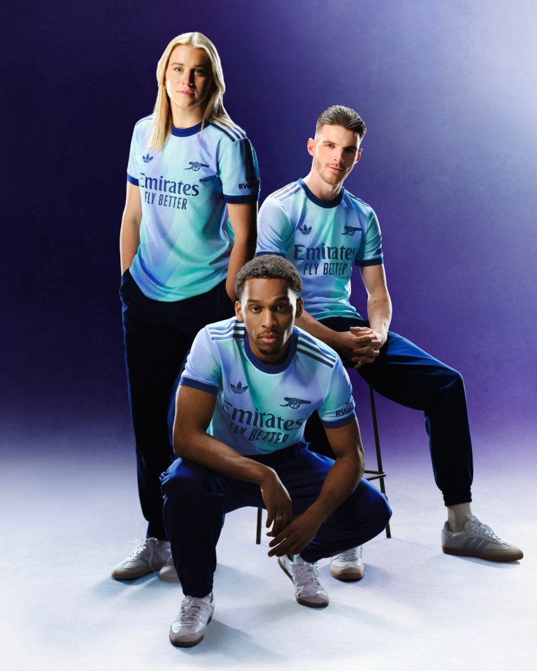 Arsenal release 2024-25 third kit with bold new colour as fans say ‘I speak for us all when I say we’re in LOVE with it’