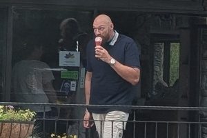 Tyson Fury enjoys ice cream as boxer breaks cover after brother Tommy’s shock split from Molly-Mae